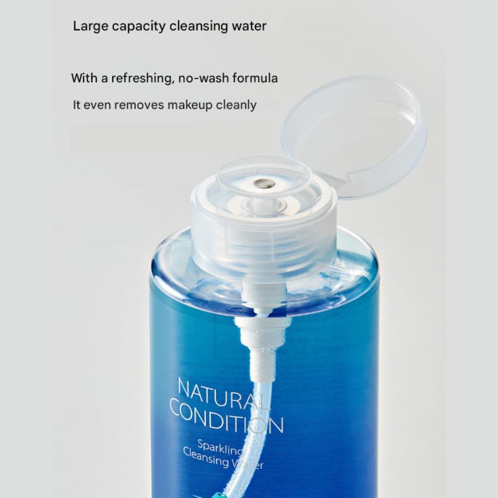 The Saem Natürlicher Zustand Schäumendes Reinigungswasser (500 ml.) & Lippen- & Augenentferner (155ml/5.24 fl.oz.) (7 Optionen)