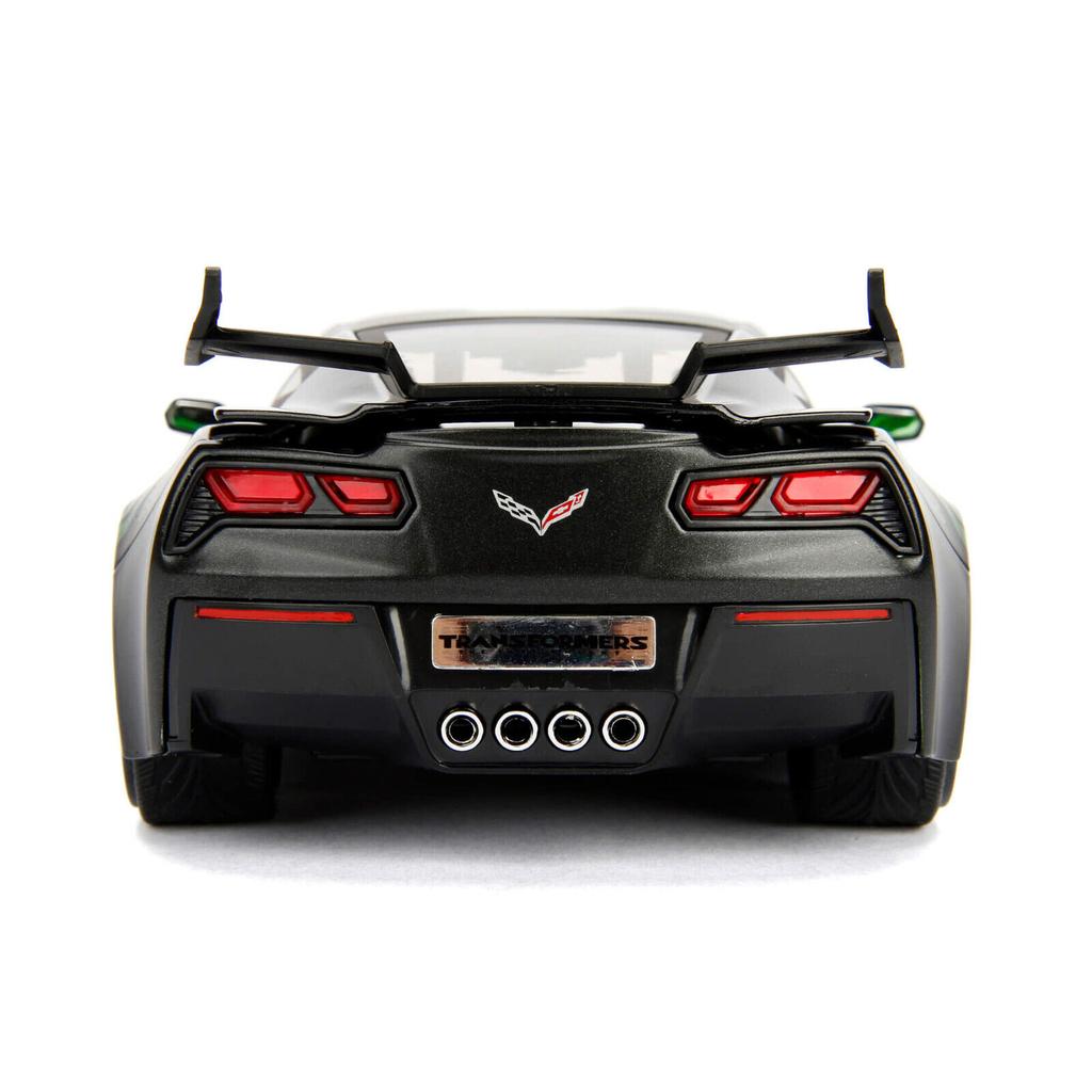 1/24 TRANSFORMERS 5 2016 Crosshairs Chevy Corvette Stingray Diecast Model