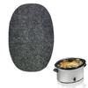 2Pcs Protector No Odor Convenient Non-stick Slow Cooker Heat-Resistant Mats Heat Proof Mats