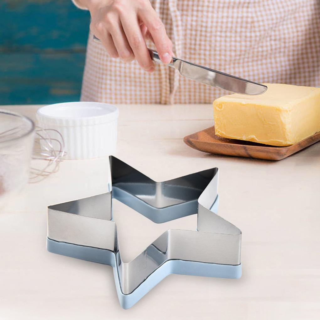 3PCS Molds Cookies Biscuits Cake Moulds Star Shaped Stainless Pastry Baking Tools Set