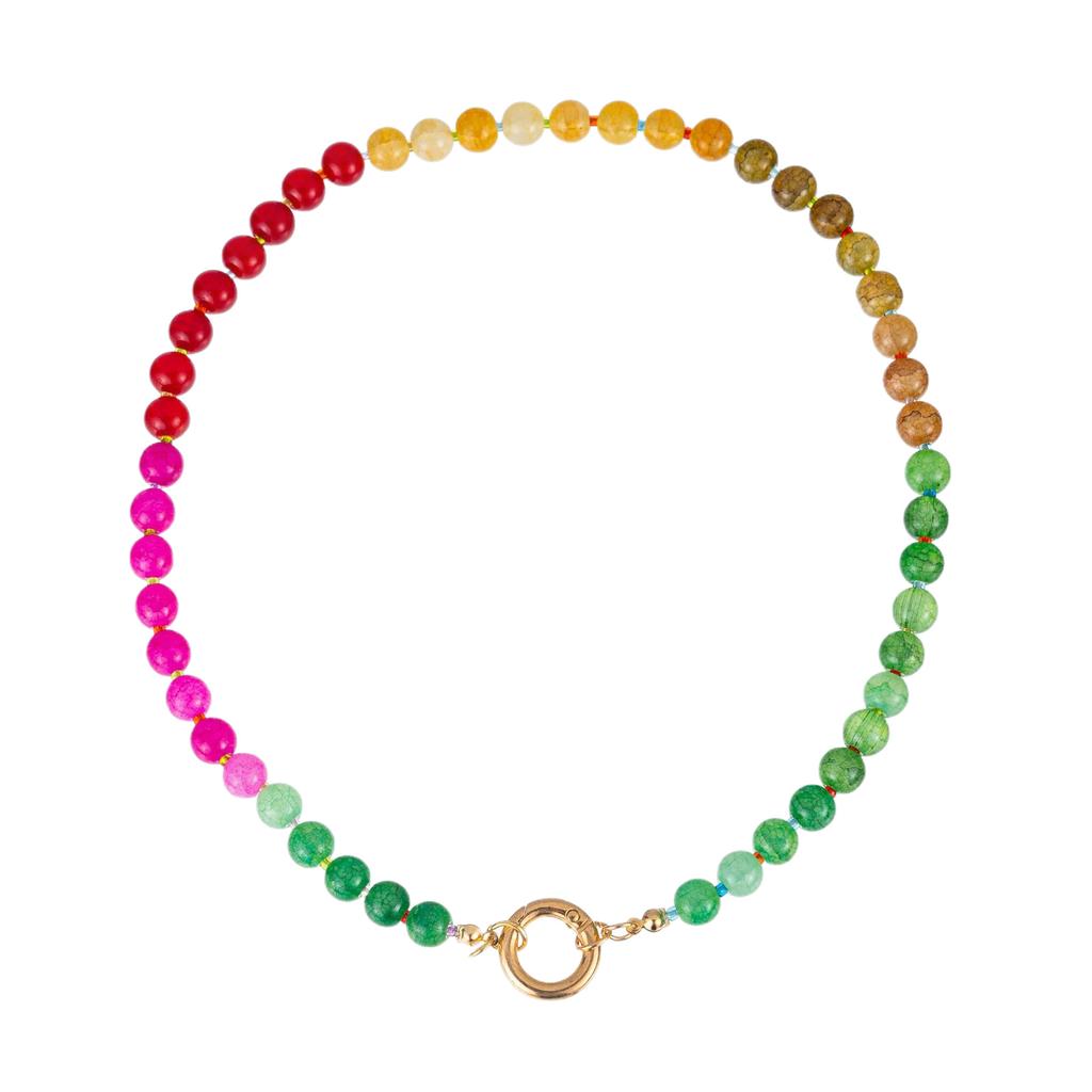 Yori Summer Candy-colored Fresh Handmade Beaded Necklace Jewelry Bijoux Gift Wholesale Autumn&Winter Style Stacking Jewelry