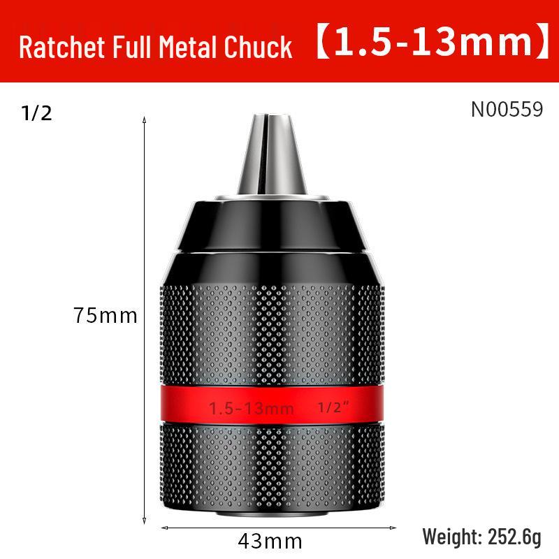 Universal Electric Drill & Screwdriver Converter: Self-Locking Ratchet Head