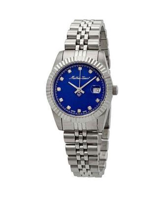 Mathy III Stainless Steel Blue Dial Quartz D810ABU Women's Watch