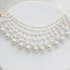 High-Luster 3mm–10mm Pearl Iron Chain for DIY Necklace and Jewelry Crafting