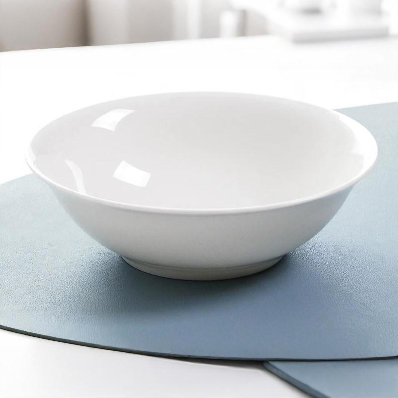 7 Inch, Big Bone China Bowls for Food, Porcelain Soup Bowl, Ceramic Bowl, Noodles Bowl, Salad Bowl, for Dinning, Breakfast Bowl