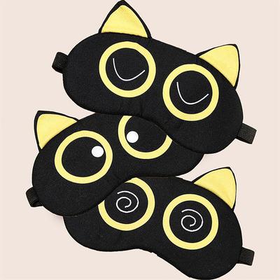 Cartoon Sleep Eye Mask Cute Funny Anime Eye Cover Sleeping Mask Kids Eye Shade Band Blindfolds Sleep Aids Travel Rest Eyepatch