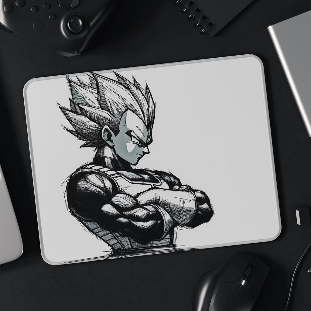 Super beliebt Büro Praktisch Kleine Größe Anime Dragon Ball Son Goku Bedrucktes Leder Mauspads Spiel E-Sport Mauspads Vegeta Mauspads Tischmatte