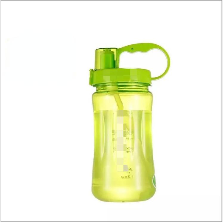 

Милая большая бутылка для воды, портативная космическая бутылка, шейкер для спортивного питания, 1 л, с трубочкой, чайник, прозрачная чашка 1.0L