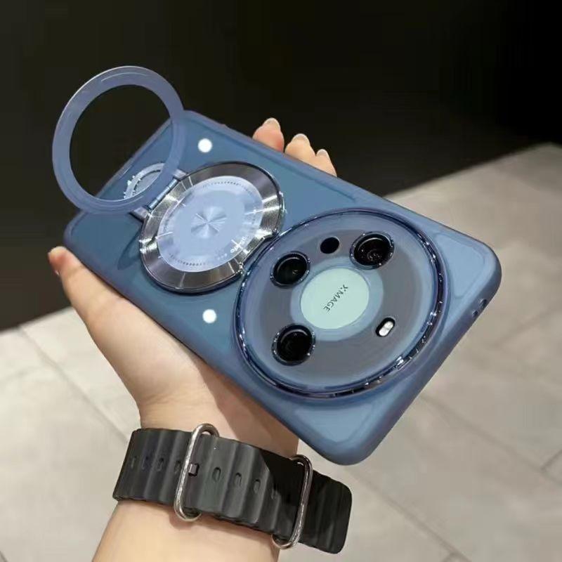 

Магнитная подставка Phantom Metal подходит для прозрачного чехла-книжки для телефона Huawei Mate60pro MATE60 Huawei Mate60