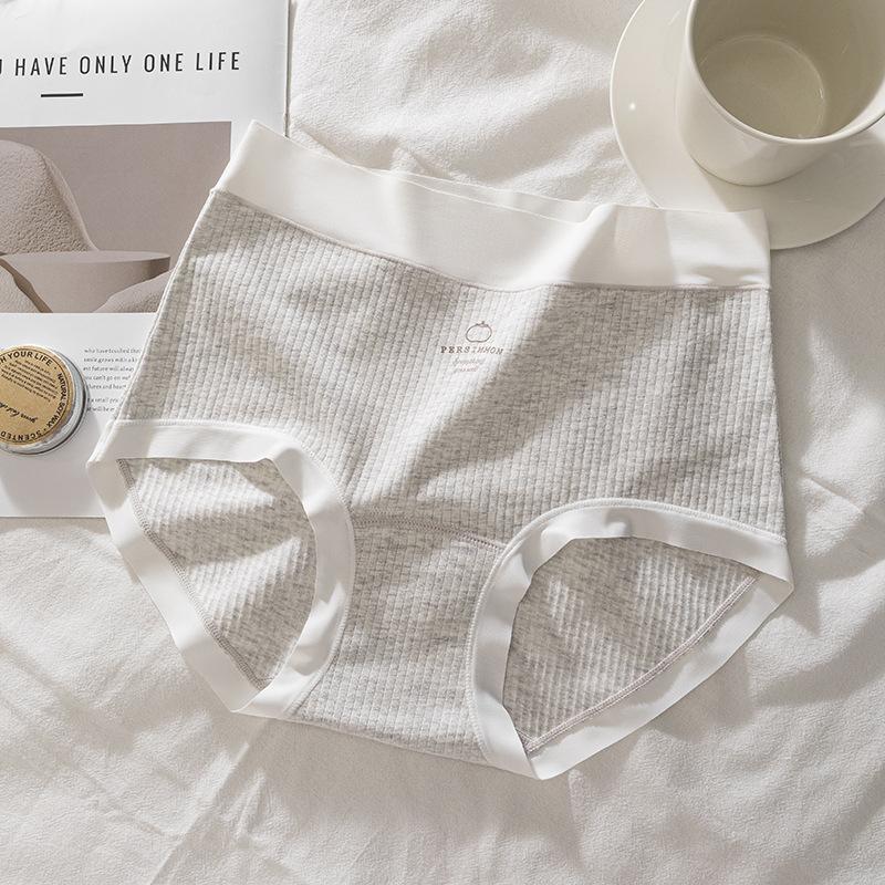 

Women s Spring and Autumn Pure Cotton High Elasticity 10A Antibacterial Underpants XXL сірий