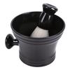 Shaving Brush and Soap Bowl Soft Nylon Brush Beard Shaving Tools Set for Home Salon Use 2 Piece Set