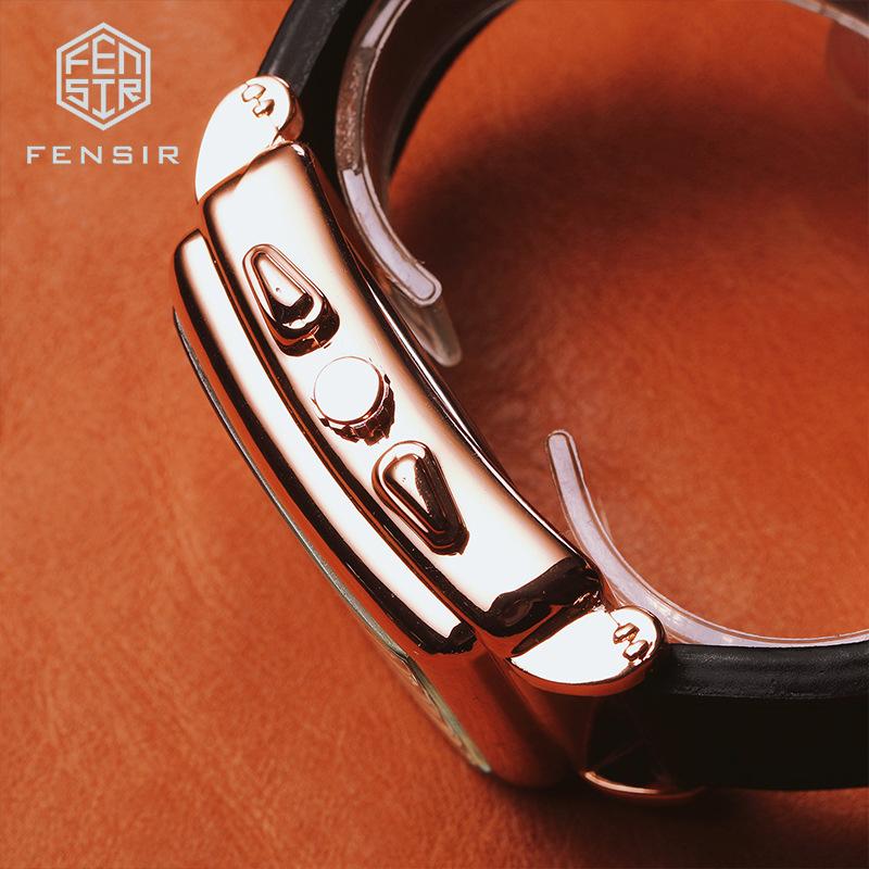Cross-border Fenshi Men's square Dial Quartz Watch, Fashionable Mechanical Dial Business Fenshi Quartz Men's Watch Export