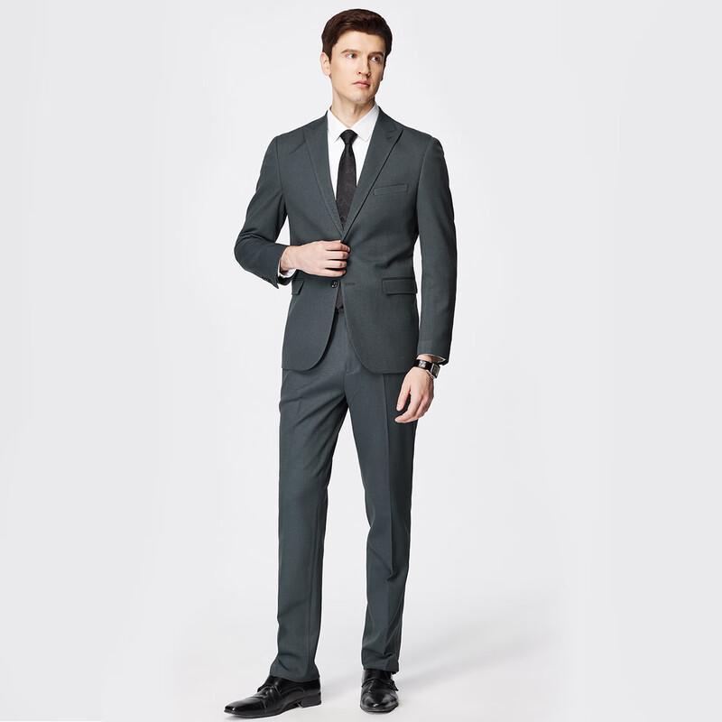 Shanshan Men's Wool Tencel Business Suit Set