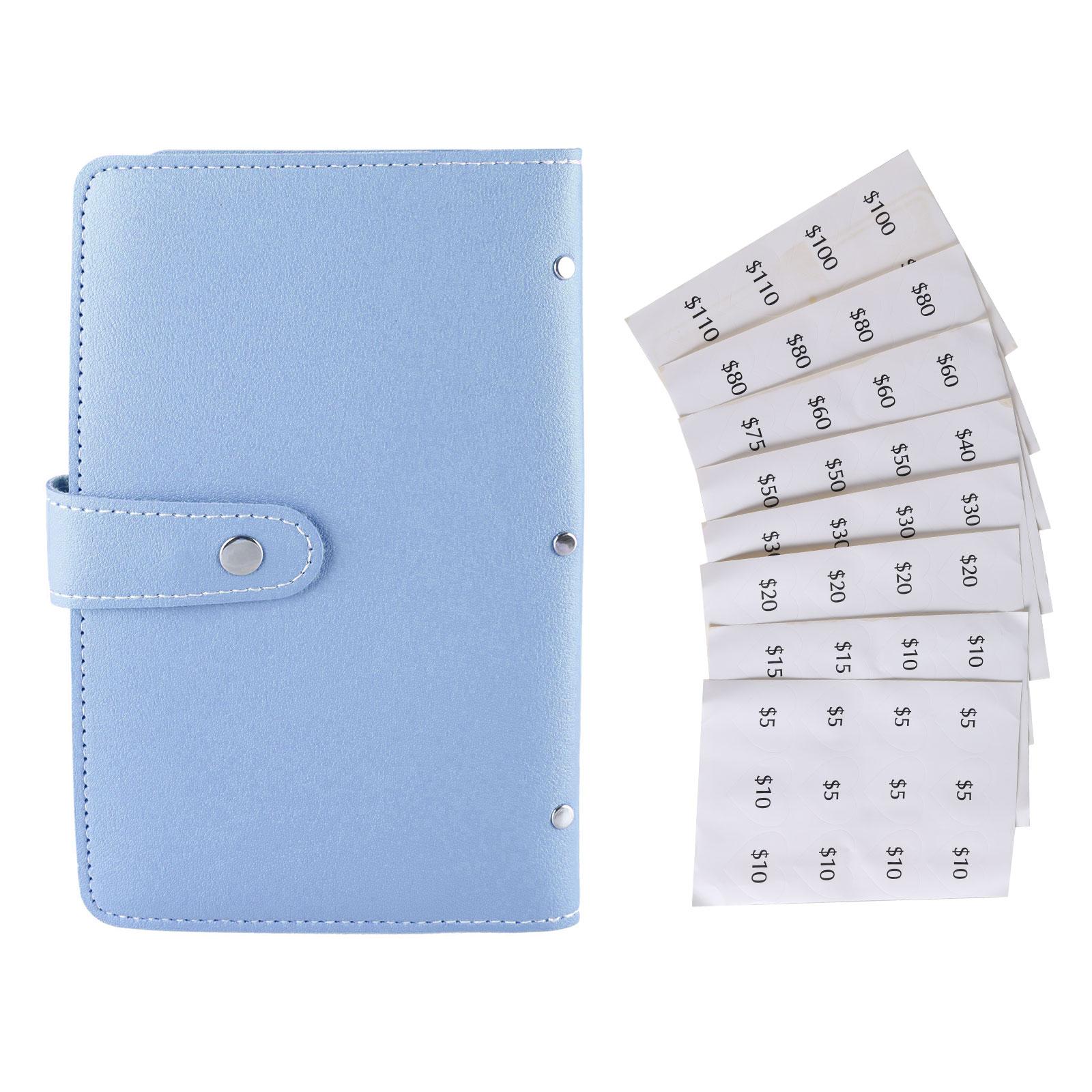 

96 Сетка Конверт Сберегательная Книга Вызова Планировщик Бюджета Планировщик Денег Счетная Книга Ясный Трекер Расходов Блокнот Журнал синий