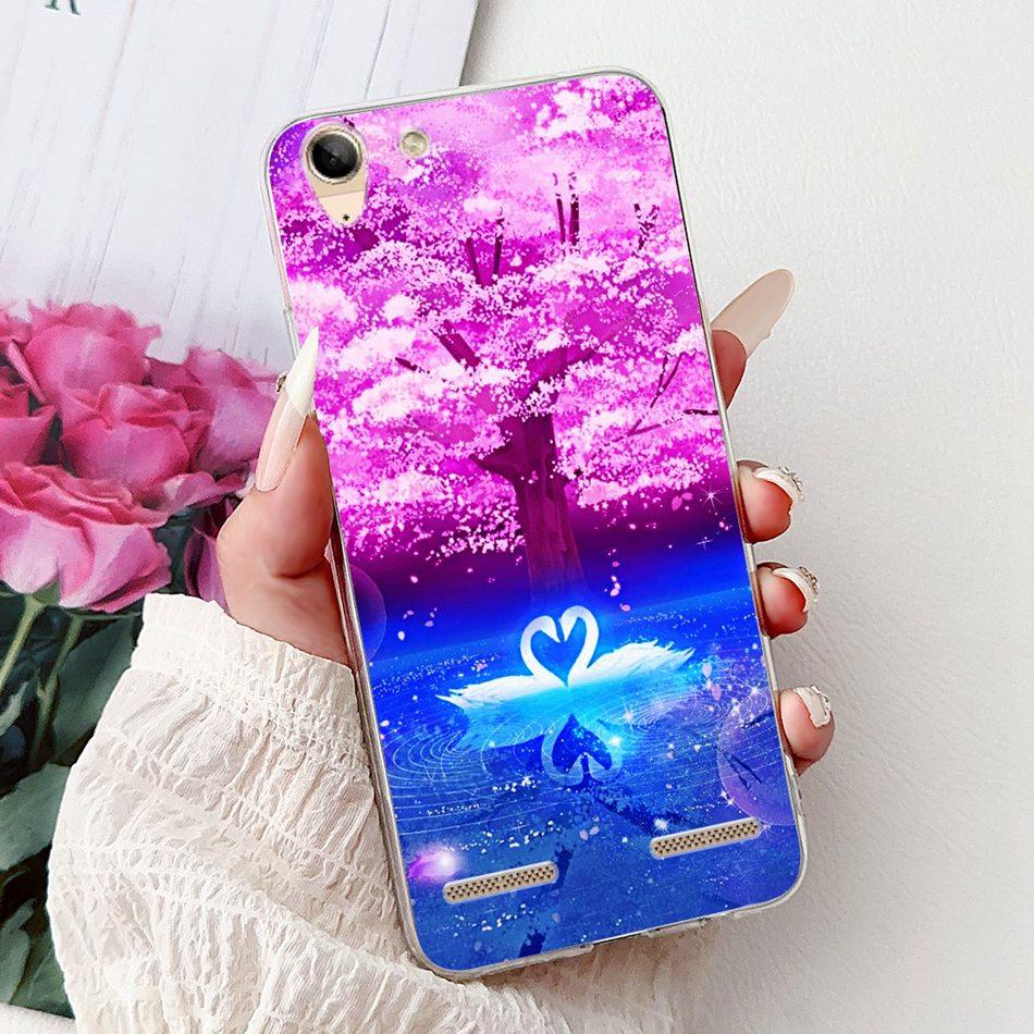 For Lenovo Vibe K5 / K5 Plus / K5 Pro L38041 A6020a40 A6020a46 Phone Case Elegant Floral Butterfly Soft Silicone TPU Cases