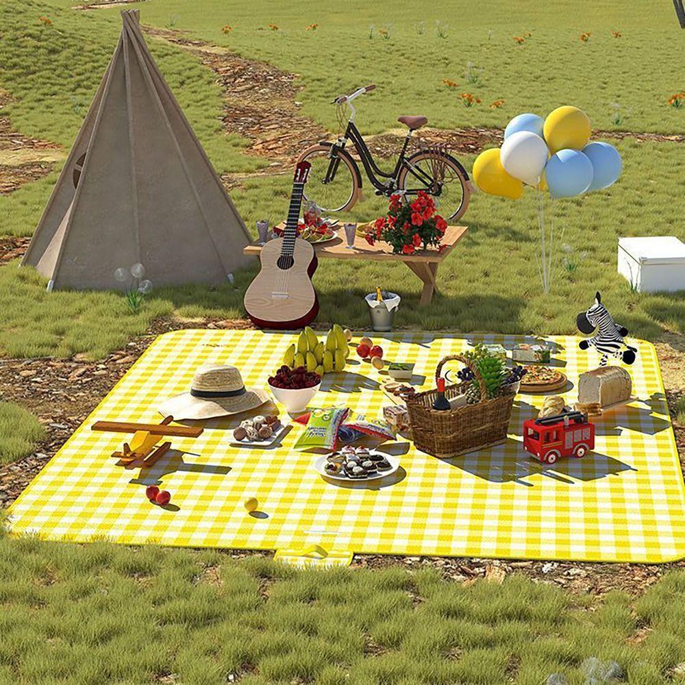 

Водонепроницаемый и влагостойкий коврик для пикника, моющийся коврик для земли, удобный коврик для кемпинга на открытом воздухе Leaf-A