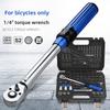 15/32PCS Torque Wrench Set 1/4" Drive Ratchet Socket Kit 2-24N.m Chrome Vanadium Steel Bicycle Repair Tool for Mountain Bike Maintenance
