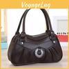 Elegant Pure Color Handbag For Women With Soft Pu Leather And Classic Design