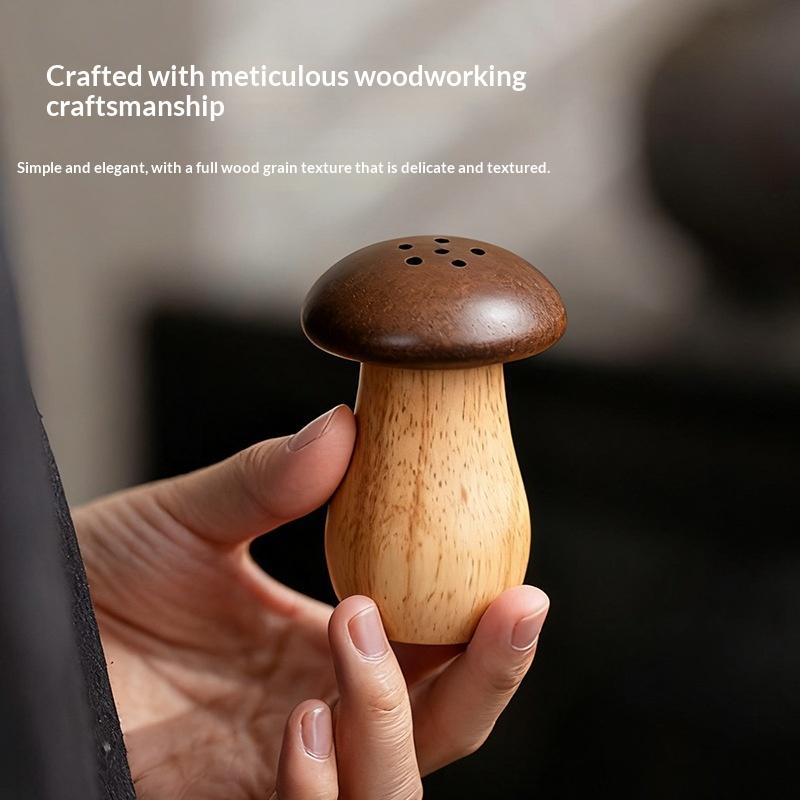 Durable Cute Mushroom Toothpick Holder Easy to Refill Dustproof Food Grade Toothpick Storage Box for Cafe Bakery Use