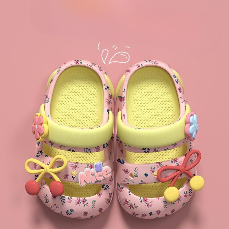 Cartoon-Kinderschuhe, Mädchenschuhe, Strandschuhe, Flip-Flops