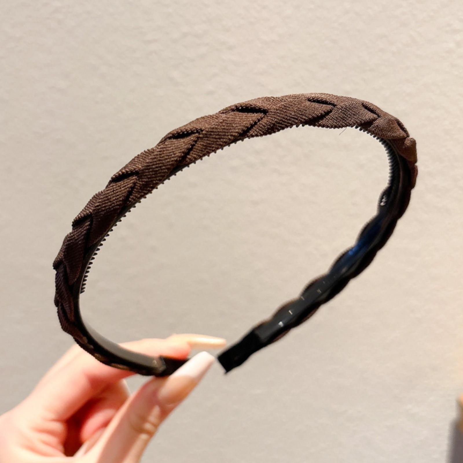 

Non- Toothed Headband For Pressing Bangs And Broken Hair, Black And Brown Face Washing Hair Accessories For Women One Size зелёный