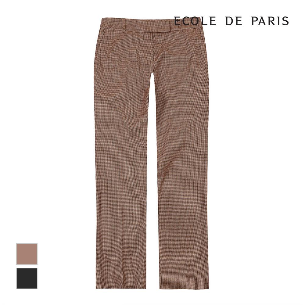 ECOLEDEPARIS Fine Pattern Straight Pants_Cb1Xwpa017Z
