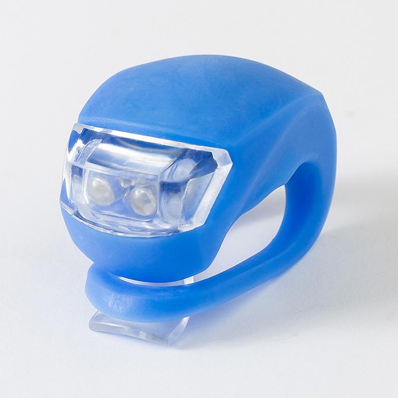 Fahrradlicht Silikon Wasserdicht LED Clip-on Fahrradlicht LED Taschenlampe Laterne Rücklicht Nachtsicherheit Fahrt Warnlicht