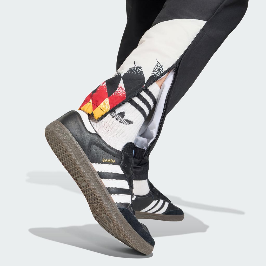 Adidas Knitted Sweatpants Men's Black Moderate Cuffed Pants