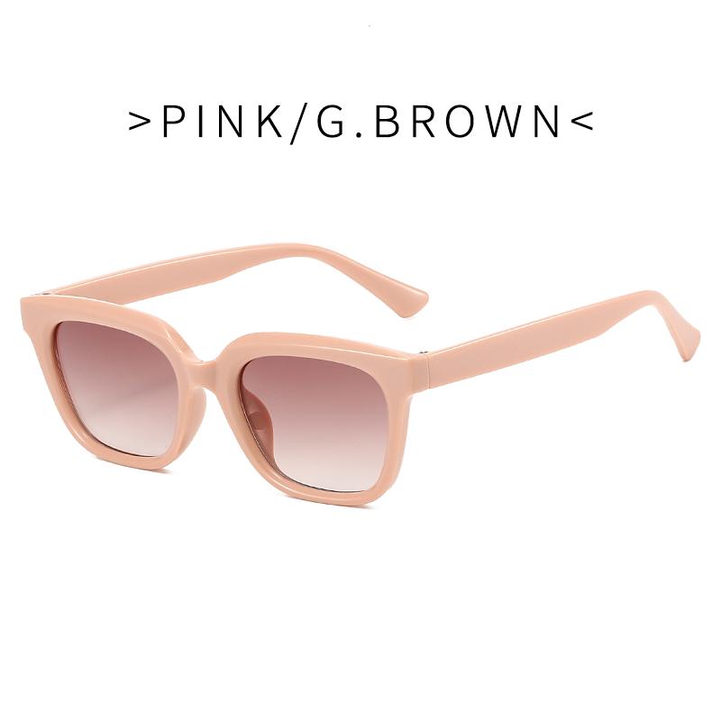 Square Small Frame Sunglasses  New Comfortable Gummy Glass Frame Sun Protection Glasses Sun Protection for Travel