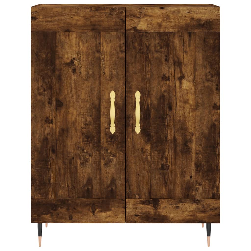 Sideboard Geräucherte Eiche 69,5 x 34 x 90 cm Holzwerkstoff