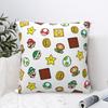 Marios Game Cartoon Square Pillow Cases Cushion Covers Awesome Polyester Decorative Pillowcover for Car 40x40cm