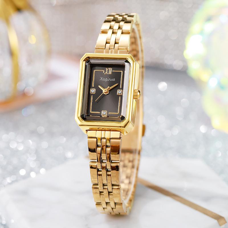 Orologio da Donna Quadrato Elegante con Cinturino in Acciaio - Design Elegante e alla Moda