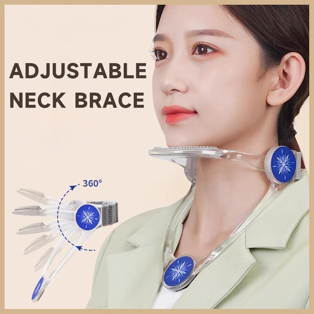 Adjustable Neck Support Braces Decompressed Shaping Cervical Traction Collar Forward Posture Corrector Neck Stretcher
