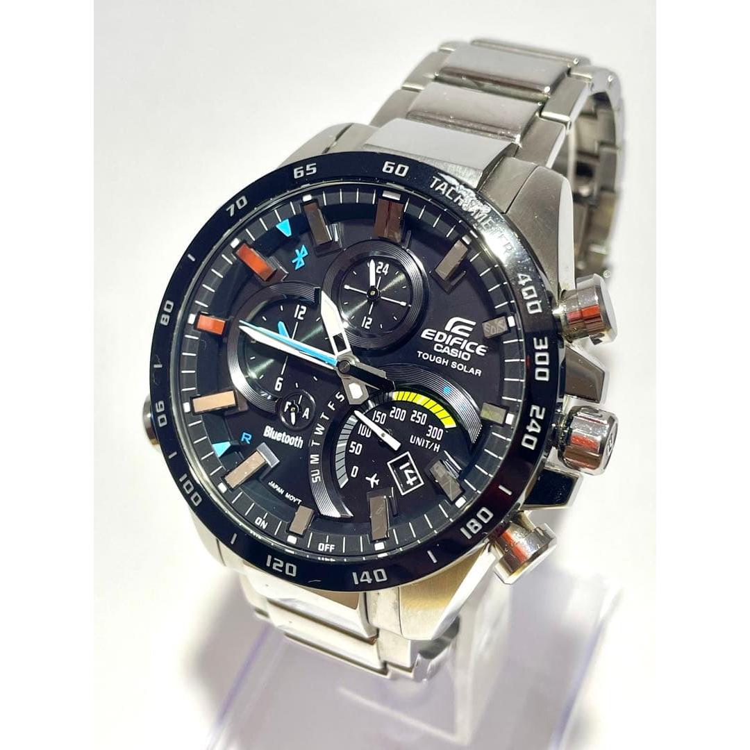 Working item CASIO men s watch Edifice solar chronograph