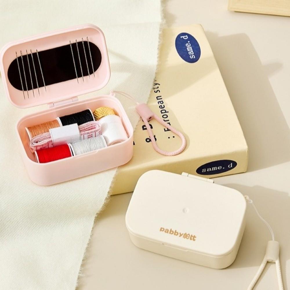 Easy Sewing Needle and Thread Box Space Saving Manual Sewing Tool Kit Sewing Set  Household