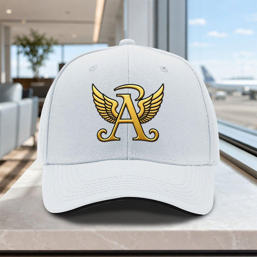 Golden Flying Wings Aline Adjustable Baseball Cap Lightweight Printed Unisex Hat For Outdoor Weddings Parties