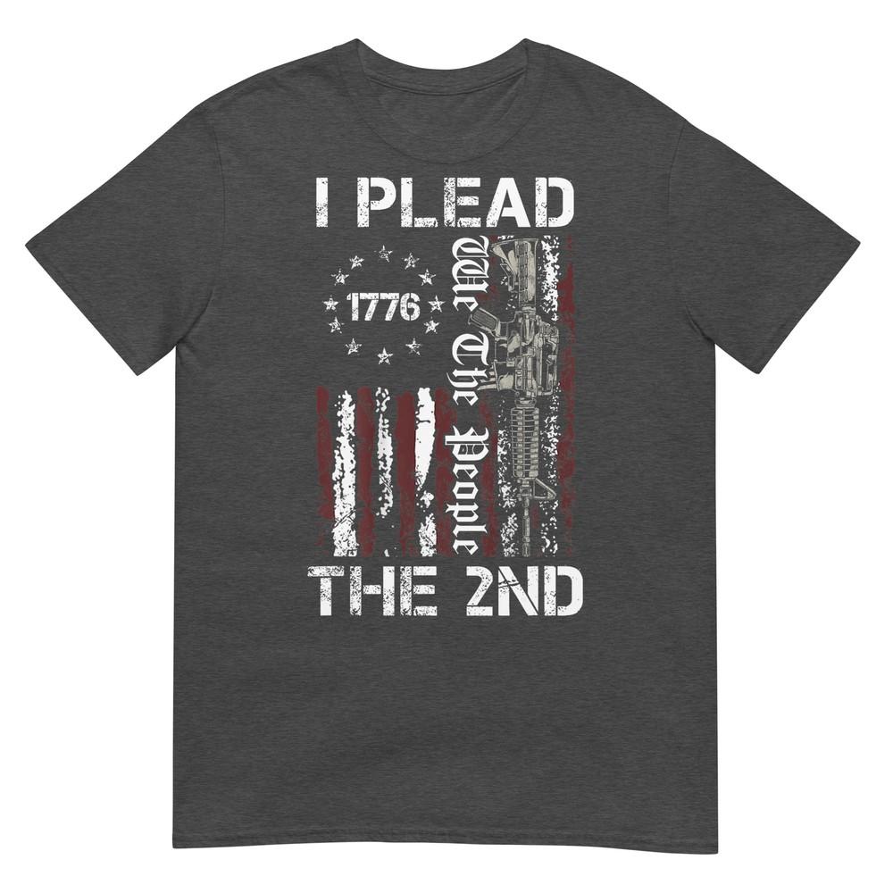 I Plead The 2nd Aunisexdunisext We The People Usa Ar15 Pro Gun Tshirt