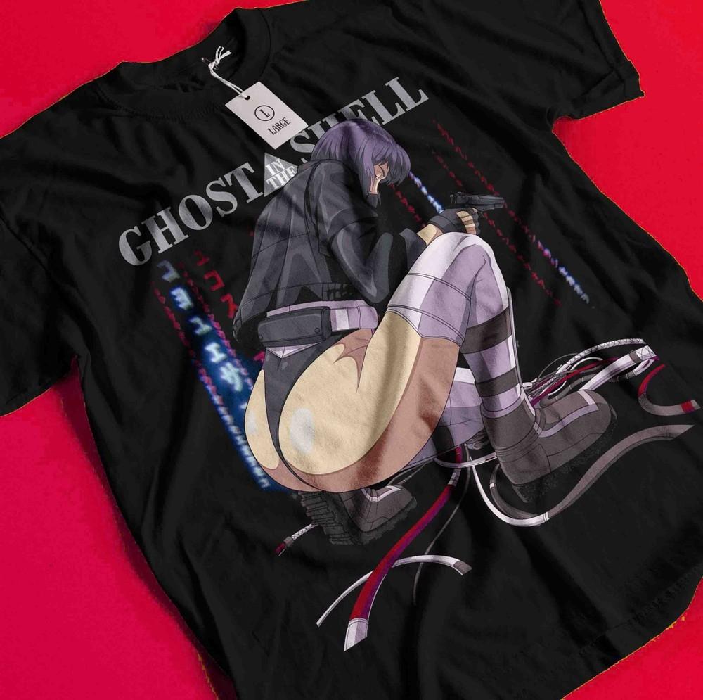 

Ghost In The Shell Shirt Motoko Kusanagi Tshirt Batou T-Shirt The Major Tee Kuze BB283 M
