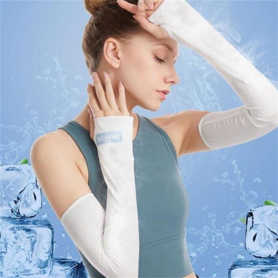 Breathable Quick-Dry Arm Covers, UV Protection Sleeves with Sweet Print for Driving & Outdoor UPF 50+ Ice Cooling Sleeves with Thumb Hole for Women