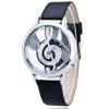 Couple Watch Steel Belt Watch Fashion Hollow Music Note Watch Men And Women The Same Quartz Watch Watch