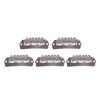 50pcs 6 Tips 6 Teeth Wig Snap Clip Metal Stainless Steel Hair Grips for Wigs Hair Extension