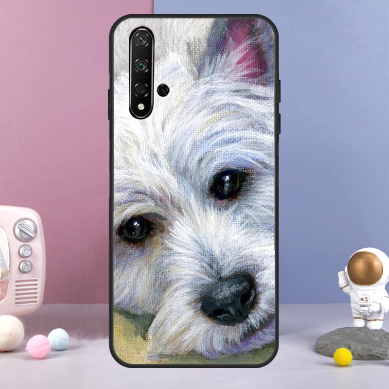 Westie Dog Cover For Huawei Nova Y61 Y91 Y60 Y70 Y90 9 10 SE 11 Pro 5T 11i 8i 3i P20 P40 P30 Lite Case