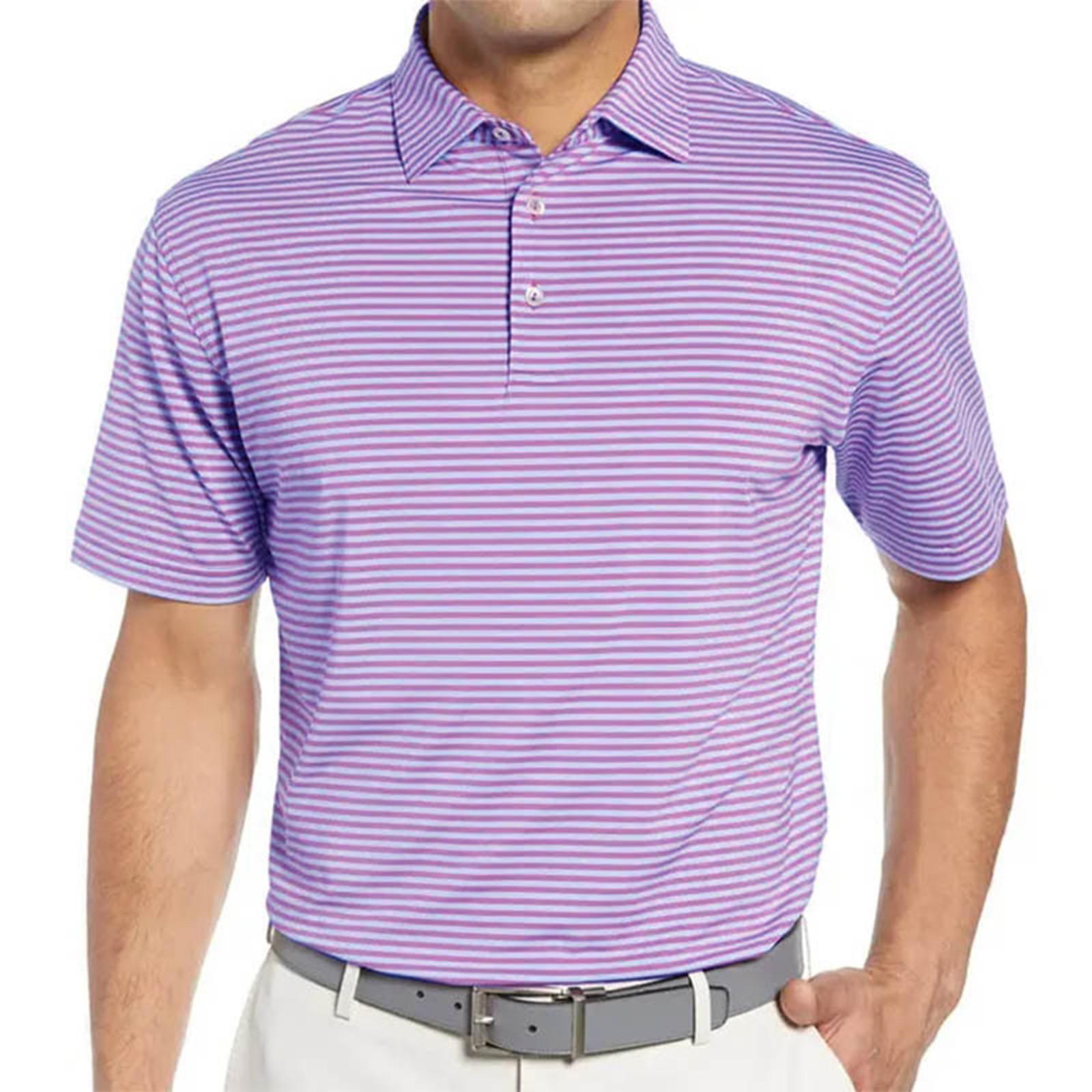 

Европейская и американская летняя новая мужская рубашка с короткими рукавами и футболкой M фиолетовый