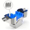 Tool-Less Self-Locking STP Zinc Alloy RJ45 Keystone Jack,40Gbps CAT6A CAT7 CAT8 Shielded Module for Wall Plate Patch Panel LAN