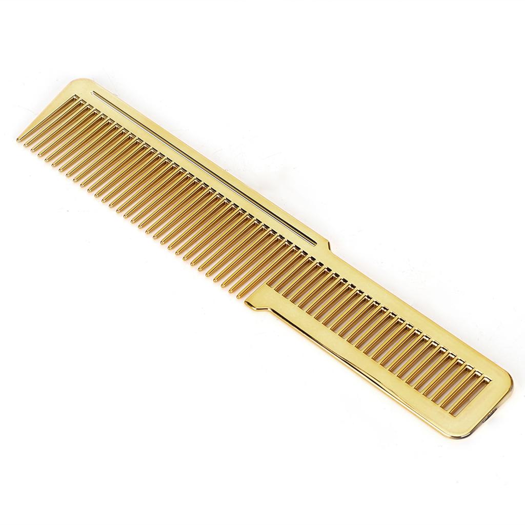 Professional Hair Comb Hairdressing Home Salon Hair Cutting Styling Comb ToolGold