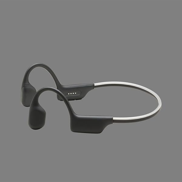

Fun Kaisha SKULL RESOUND bone conduction BLT earphones that do not block your neckband [] ears, (Indian black)