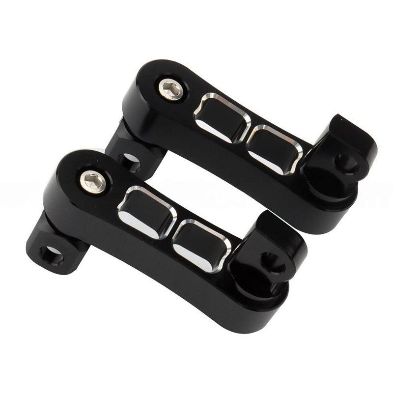 Motorcycle Passenger Footpegs Mount Kit Highway Pegs Male Mount Foot Peg Clamp Support Extensions Bracket For