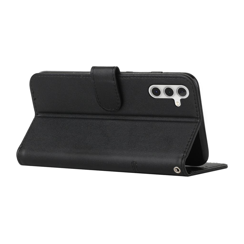 For Samsung Galaxy S25 FE Leather Phone Case Foldable Stand Wallet Flip Cover with Strap