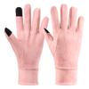 Cycling Windproof Gloves for Women In Autumn and Winter Warm Gloves Touch Screen Plus Velvet Cold Proof Outdoor Hiking Driving Running Gloves