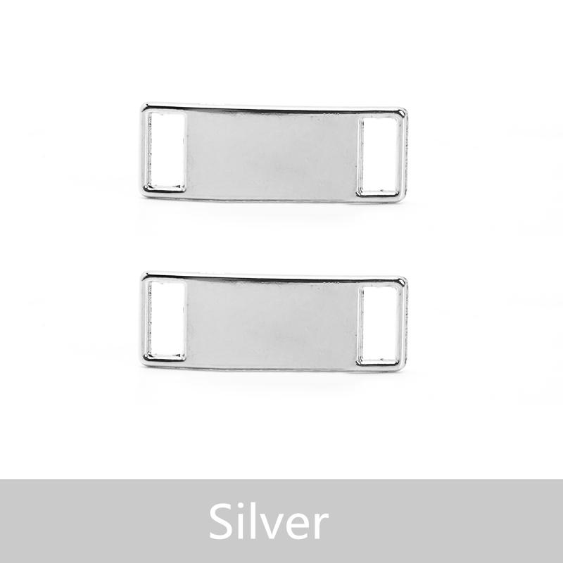 New 2pcs/pair Brand New AF1 Shoe Accessories Shoelaces Buckle Accessories Metal Lace Lock DIY Sneaker Kits Metal Lace Buckle
